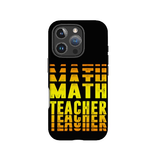 Math teacher design IPhone Cases