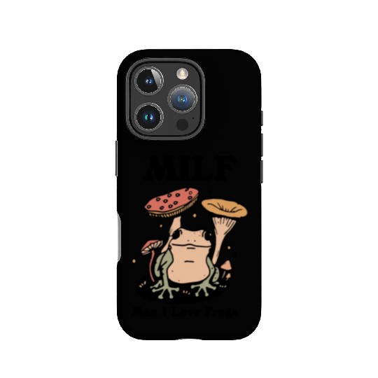 milf man i love frogs IPhone Cases
