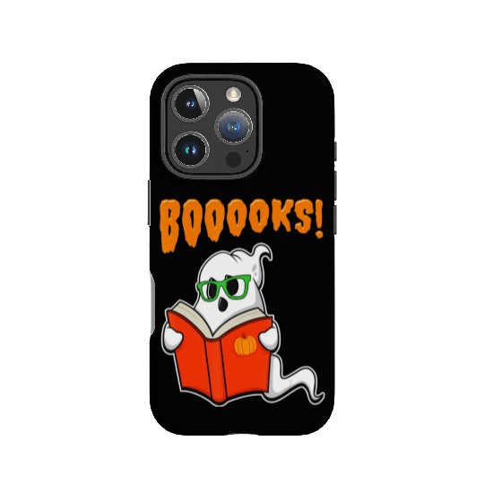 Funny Teacher Halloween Ghost Books Reading IPhone Cases