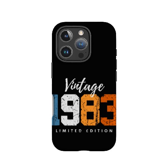40 Years Vintage 1983 Retro 40th Birthday IPhone Cases