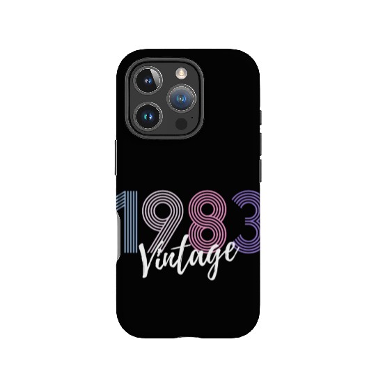 40 Years Vintage 1983 Retro 40th Birthday IPhone Cases