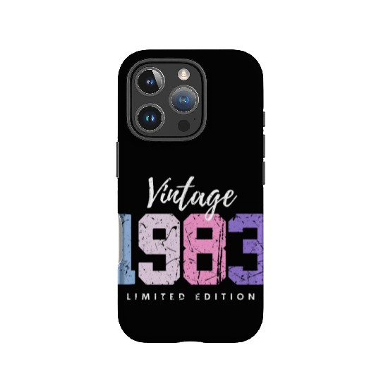 40 Years Vintage 1983 Retro 40th Birthday IPhone Cases