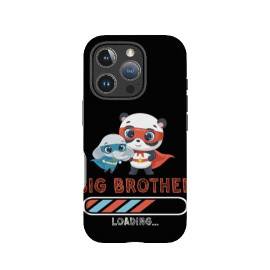Big brother super hero panda elephant IPhone Cases