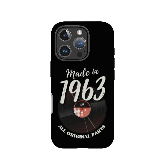 60 Years Vintage 1963 Retro 60th Birthday IPhone Cases