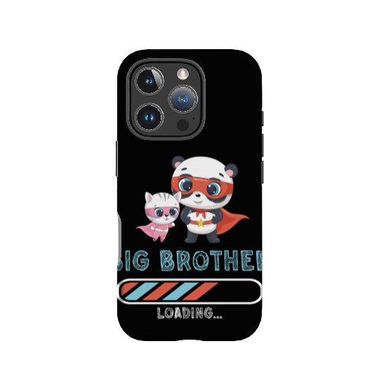 Big brother super hero panda cat 2023 IPhone Cases
