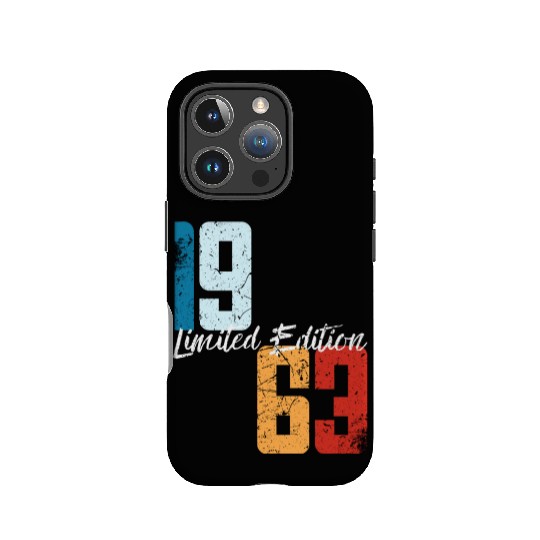 60 Years Vintage 1963 Retro 60th Birthday IPhone Cases