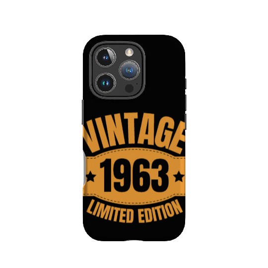 60 Years Vintage 1963 Retro 60th Birthday IPhone Cases