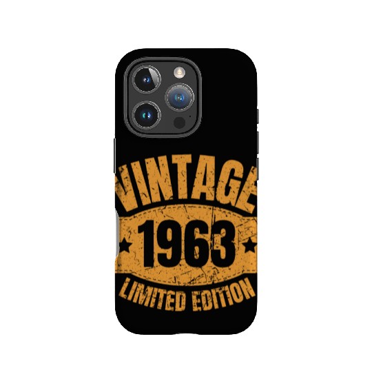 60 Years Vintage 1963 Retro 60th Birthday IPhone Cases