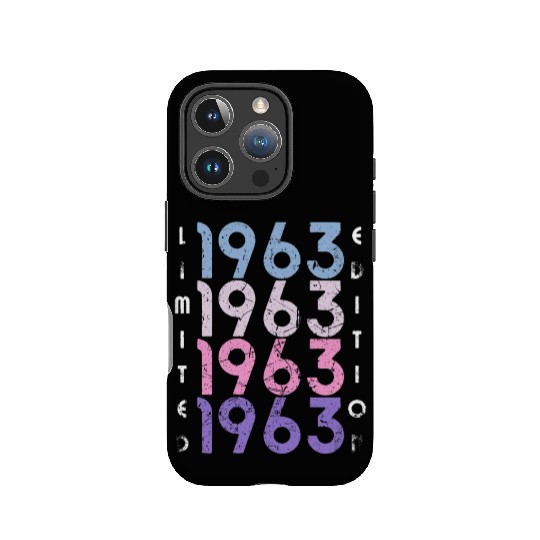 60 Years Vintage 1963 Retro 60th Birthday IPhone Cases