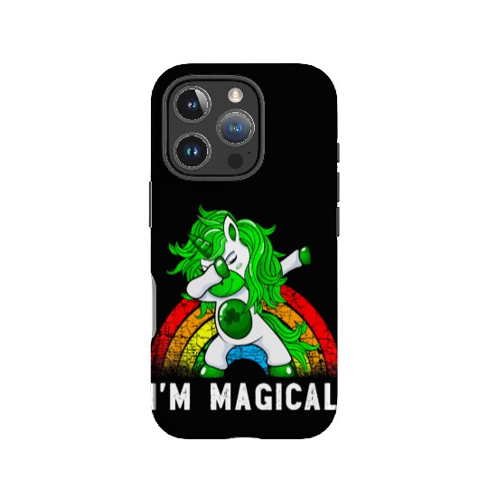 Im Magical Irish Dabbing Unicorn Toddler St Patric IPhone Cases