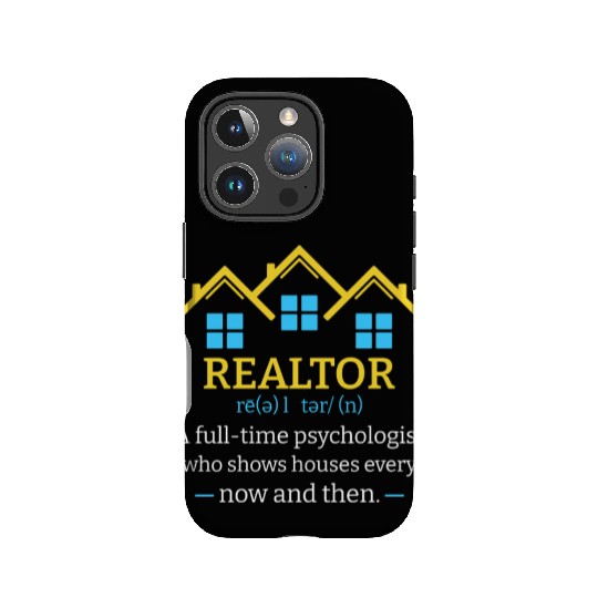 Funny Realtor Definition Outfit for Real Estate Ag IPhone Cases