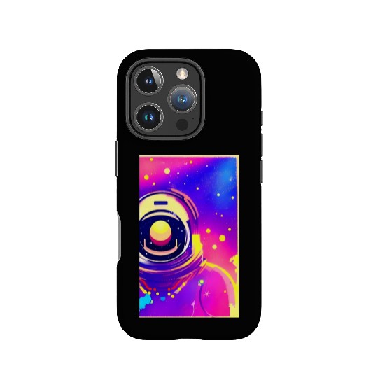 Astronaut neon colors IPhone Cases