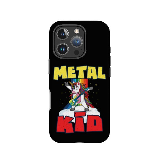 Rock Sign Guitar Unicorn Rainbow Metal Kid Music IPhone Cases