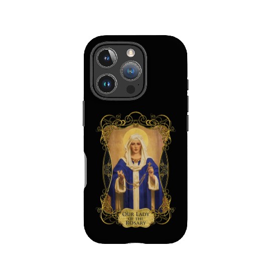 Our Lady of the Rosary Catholic Prayer Rosaries Ma IPhone Cases