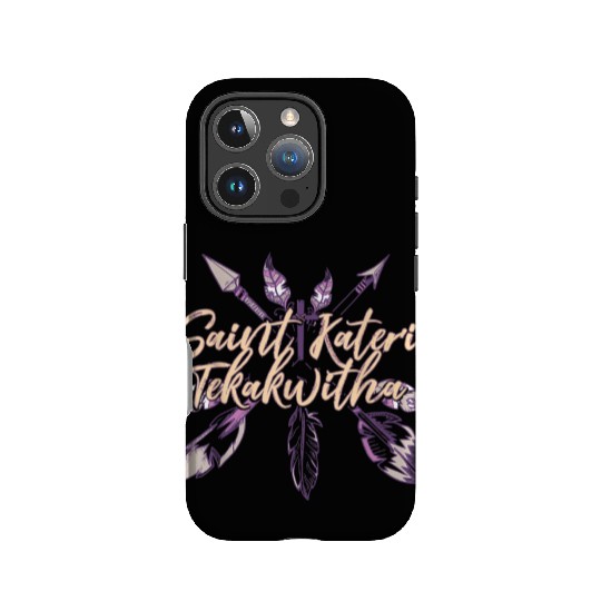 St Kateri Tekakwitha Saint Catholic Lily of the Mo IPhone Cases