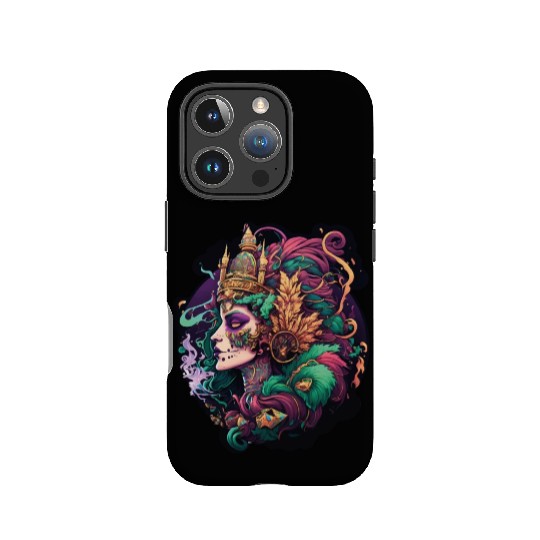 Mardi Gras Mask Queen IPhone Cases