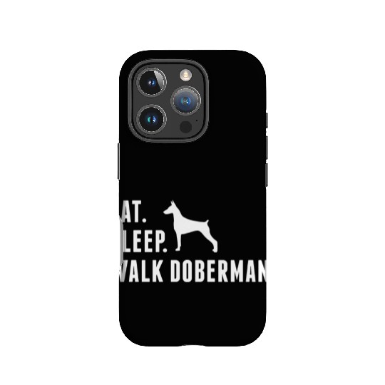 Eat Sleep Walk Doberman IPhone Cases