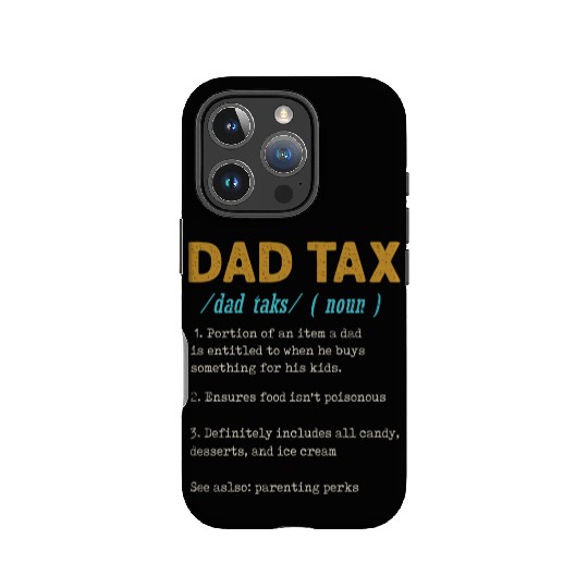Vintage Dad Tax Definition Men Funny Father's Day IPhone Cases