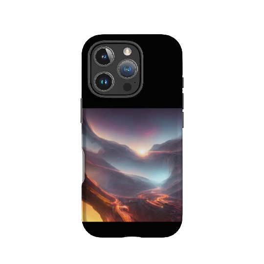 Sunrise at the Tunnel View Point IPhone Cases
