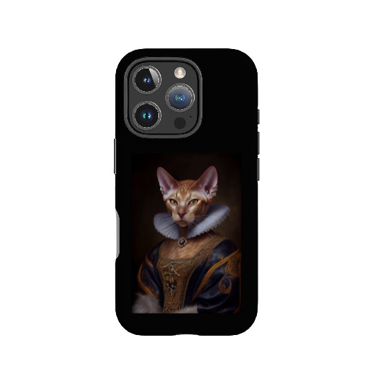 Havana Brown Cat Breed Portrait Royal Renaissance IPhone Cases