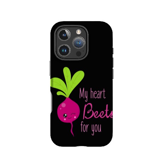 Kids Valentine Puns My Heart Beats for You363 IPhone Cases