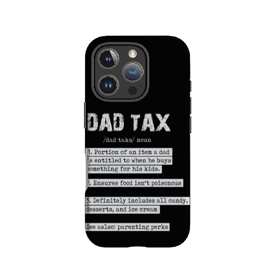 Vintage Dad Tax Definition Men Funny Father's Day IPhone Cases