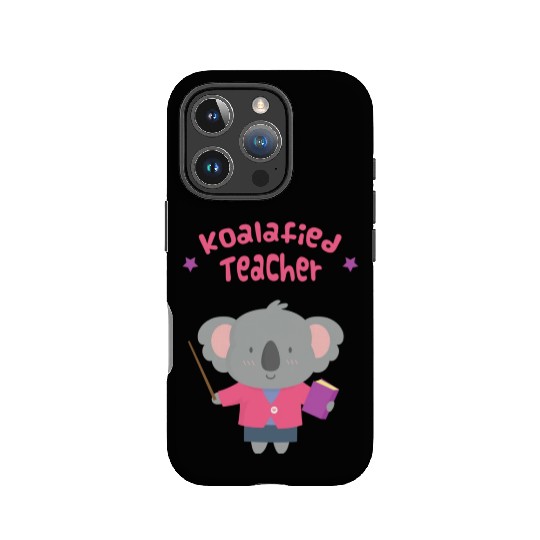 Cute Koalafied Teacher Pun IPhone Cases