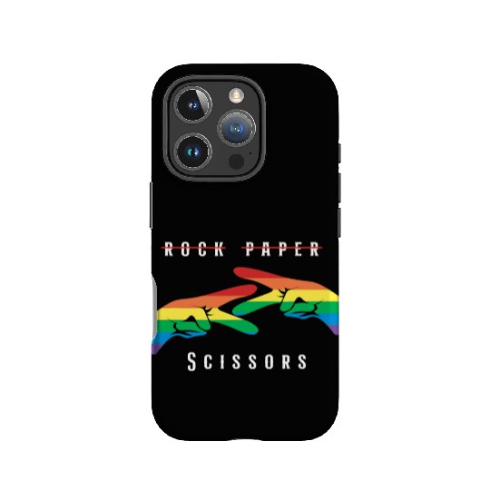 Rock Paper Scissors | Funny Lesbian Pride LGBT IPhone Cases