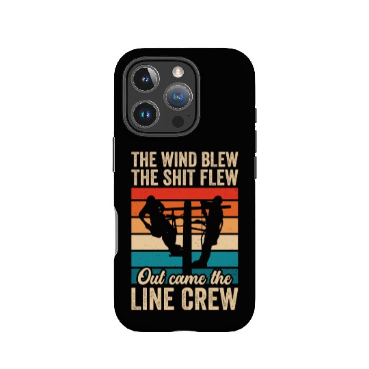 Funny Electrical Lineman Saying Thank A Lineman IPhone Cases