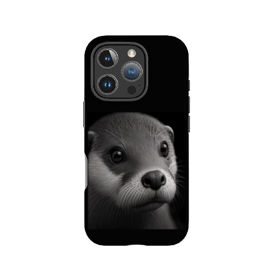 Fashionable Otter Design Cool Sea Otter With Blue IPhone Cases
