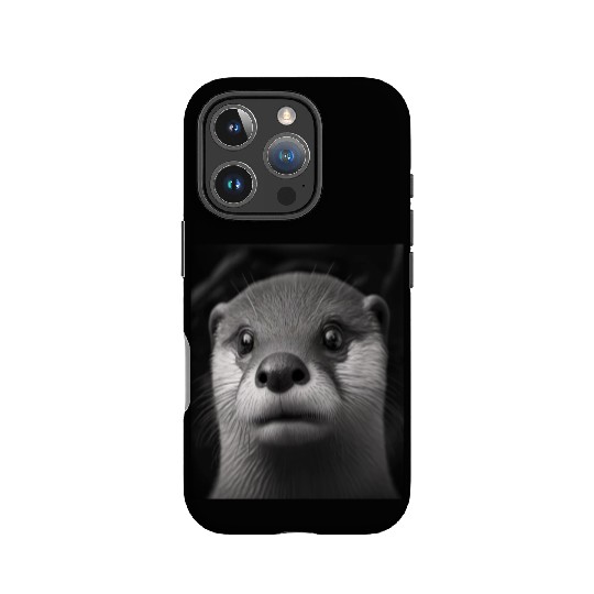 Fashionable Otter Design Cool Sea Otter With Blue IPhone Cases