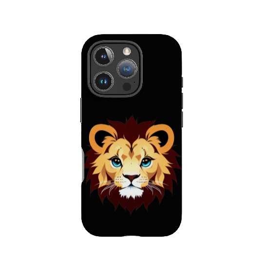 Royal Cartoon Lion - King of the Jungle 3 IPhone Cases