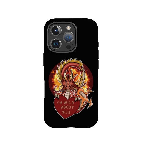 dragon wyvern valentines day heart gift IPhone Cases