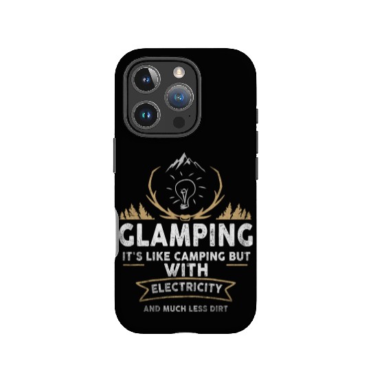 Glamping Definition Glamper Its Like Camping Spark IPhone Cases