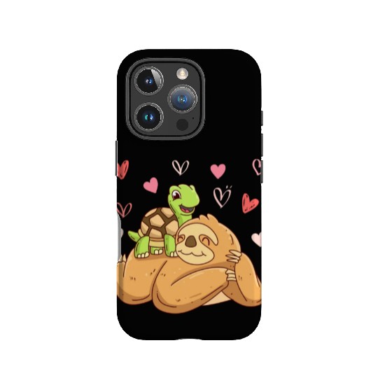 Love Turtle my sloth darling love Valentine's Day IPhone Cases