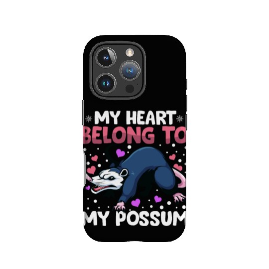 Valentines Day My Heart Belong to My Possum Boys IPhone Cases