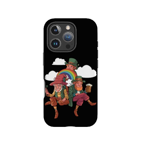 Three Leprechauns - St Patricks Day Irish IPhone Cases