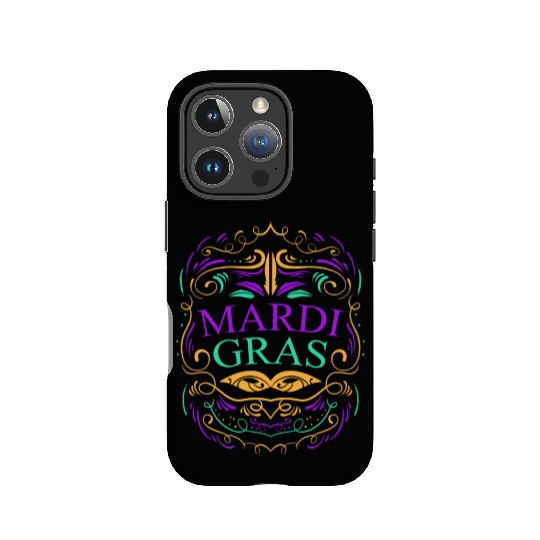 Lettering And Ornaments For Mardi Gras IPhone Cases