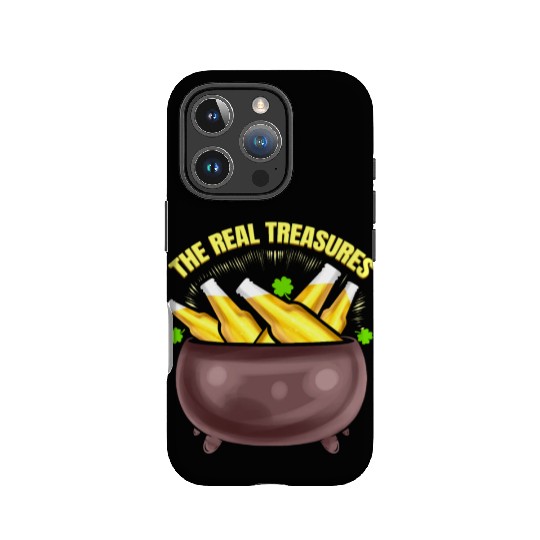 Beer Is The Real Treasure Pot Of Gold On St IPhone Cases