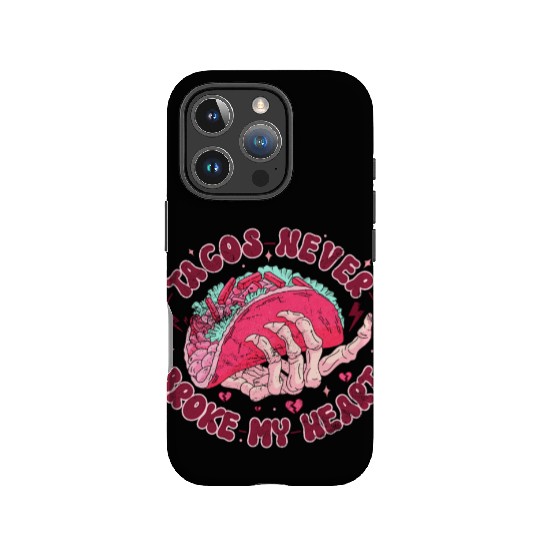 I Love Taco Skeleton, Tacos Are My Valentine Taco IPhone Cases