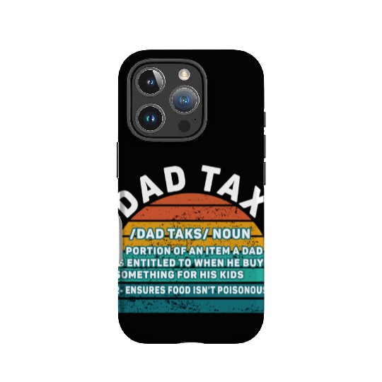 Vintage Dad Tax Definition Men Funny Father's Day IPhone Cases