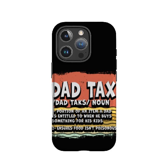 Vintage Dad Tax Definition Men Funny Father's Day IPhone Cases