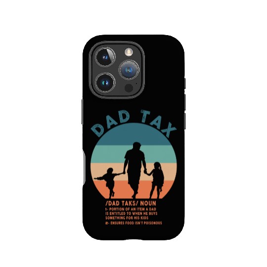 Vintage Dad Tax Definition Men Funny Father's Day IPhone Cases