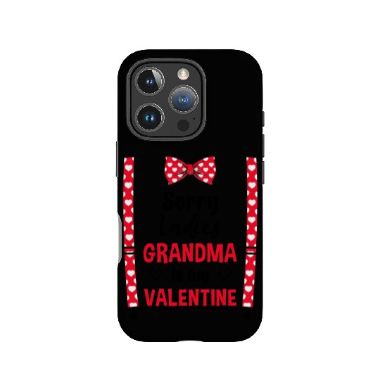 Grandma Is My Valentine Grandma Kid Valentines Day IPhone Cases