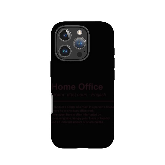 Home Office Funny Definition IPhone Cases
