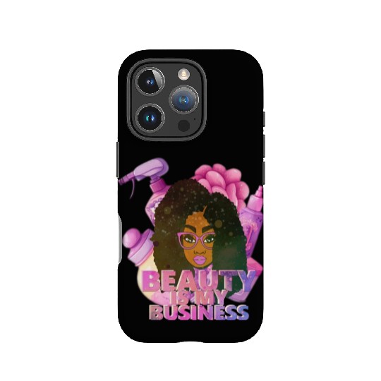 Afro Girl Beauty Boss IPhone Cases