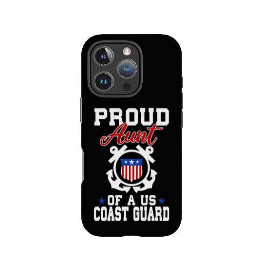 Proud US Coast Guard Aunt IPhone Cases