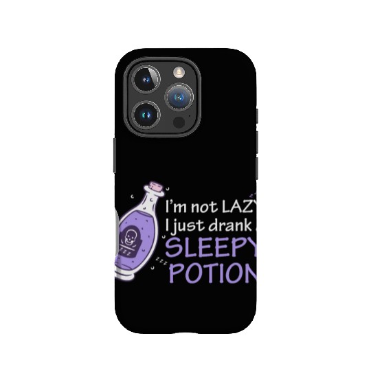 Funny Witch Procrastinating Sleep Potion Pagan Wit IPhone Cases
