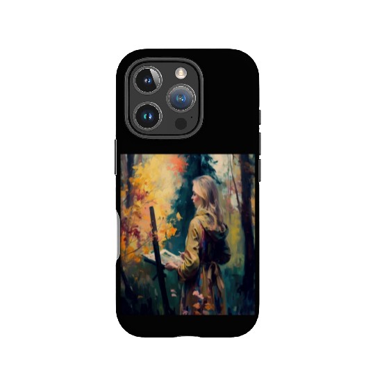 Art Painter Girl Nature Painting Art Painter IPhone Cases