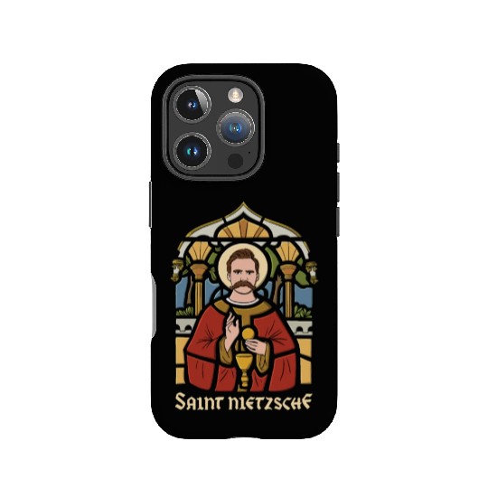 Saint Nietzsche Design for a Philosophy Student IPhone Cases
